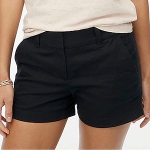 NWT jcrew black chino shorts 3.5 inseam